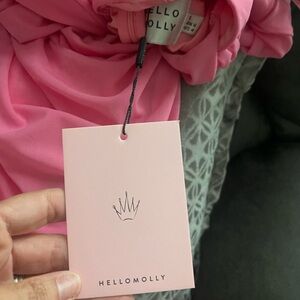 House of CB Vibrant Pink Ruched Dress